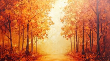 Autumn Forest Path