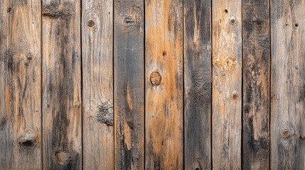 Naklejka premium A wood texture background featuring an old natural pattern with retro plank wood. The surface displays the fine grain of natural oak or walnut
