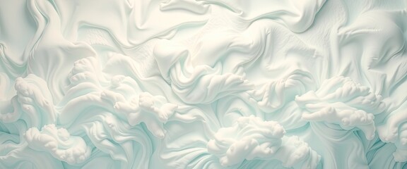 Obraz premium Surreal Pastel Cloud Layers with Gentle Floating Textures for Tablet Backgrounds