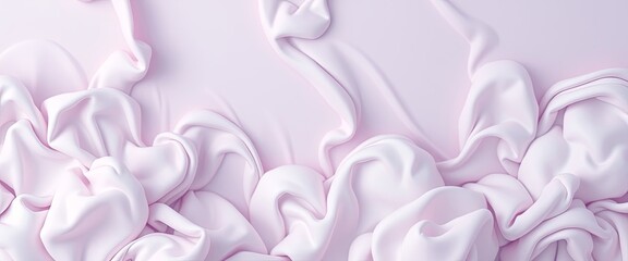 Obraz premium Fantasy Cloud Layers with Gentle Textures for Creative Tablet Wallpapers