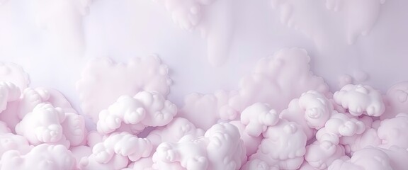 Fototapeta premium Dreamy Abstract Clouds with Flowing Textures for Mobile Customization