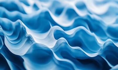 Obraz premium Blue wavy background abstract texture conceptual cover design