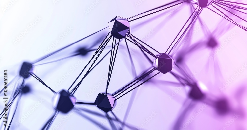 Poster communication and web concept. visualization of big data. concept of high tech and the future. illus