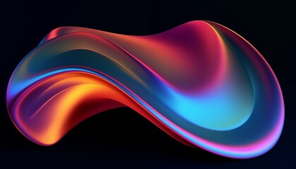abstract wave background, colorful metal 