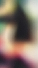 Abstract blurred grainy gradient background texture. Colorful digital grain dust soft noise effect pattern. Lo-fi multicolor vintage retro fluid colors. Nostalgia, vintage, 80s, 90s style synthwave