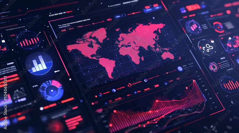 Aufkleber automated data analytics with ai technology. big data, stock automation, and business analytics. tou