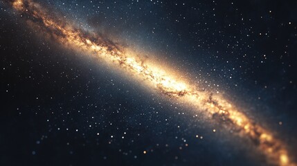 Obraz premium Detail from the Milky Way in 3D cartoon rendering
