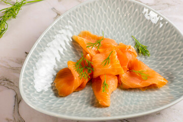 Smoked salmon