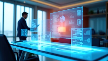 Immersive virtual reality conference room