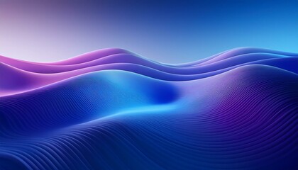 Fototapeta premium 波のように揺れるグラデーション
