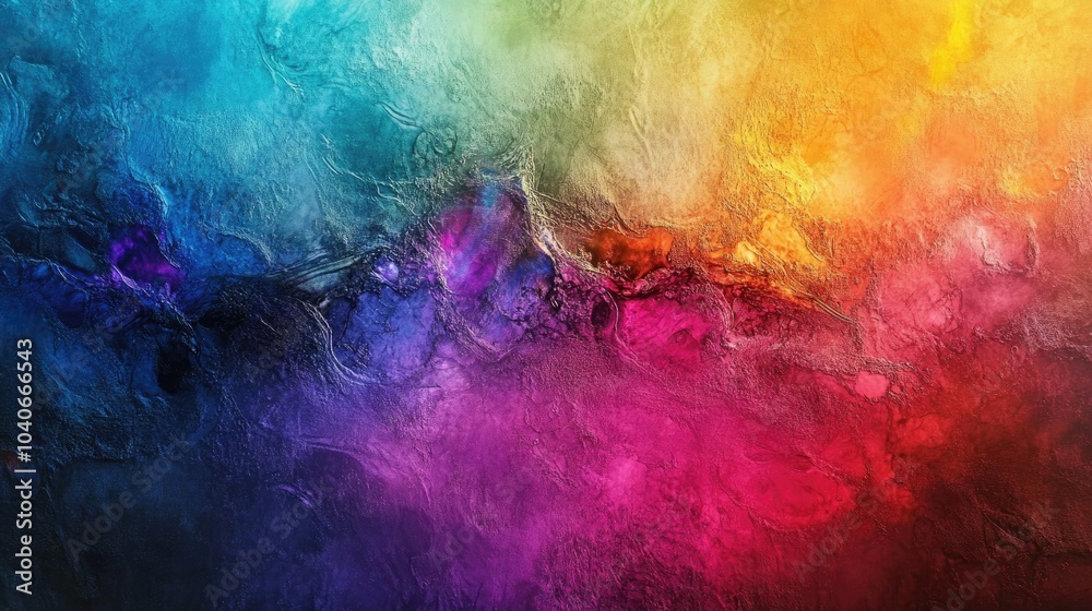 Poster abstract background design with vibrant colors and textures creating a visually striking and artisti