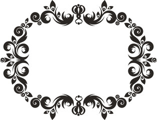 Vector floral ornamental frame with peacock feathers. Vintage oriental panel, great for wedding decorations, greeting cards, invitations, banners, vinyl and laser ready.