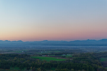 新嵐山展望台から見た風景