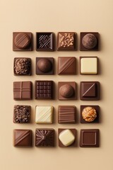 Obraz premium Assorted Gourmet Chocolate Collection
