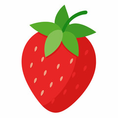 strawberry isolated on white background