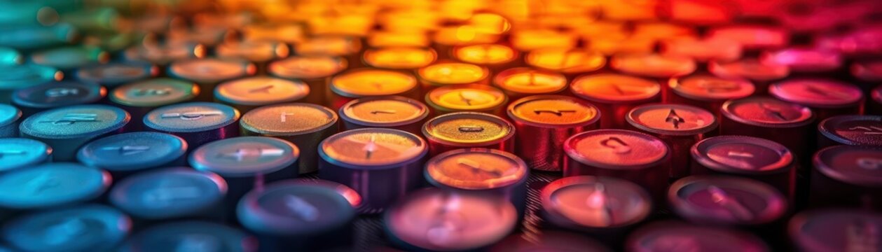 Market research data, vibrant colors, graphs and charts, closeup, informative