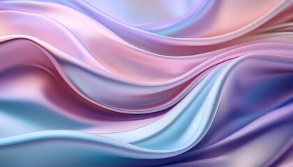 Naklejka premium Soft pastel fabric waves