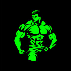 Bodybuilder Logo