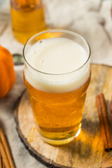 Cold Autumn Hard Pumpkin Apple Cider