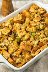 Homemade Thanksgiving Turkey Stuffing Dressing