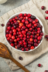 Organic Raw Red Cranberries