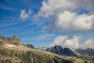 landscape in the swiss mountains