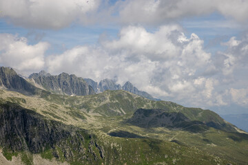 landscape in the swiss mountains