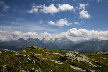 landscape in the swiss mountains