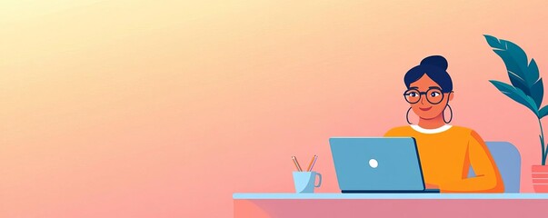 Startup founder attending a virtual business summit, gaining insights from industry experts