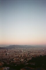 Naklejka premium Barcelona From Above: A Unique City View