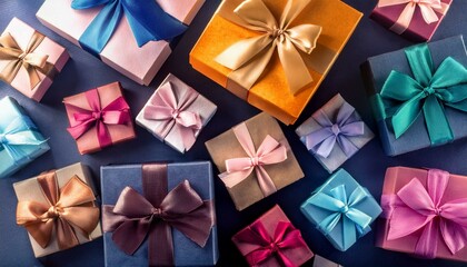 gift boxes background