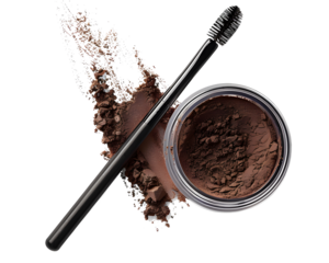 A stylish eyebrow powder with a brush, perfect for enhancing natural beauty and creating defined brows.