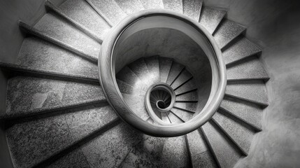 Fototapeta premium Staircase in spiral form 