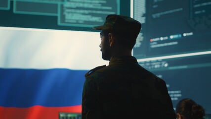 Military hacker from Russian army working in governmental control room cracking rival states...
