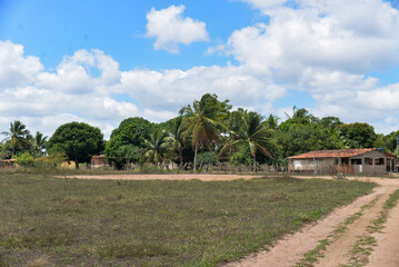 house in the countryside,  city in the interior, northeastern Brazil, country life