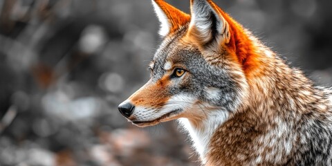 Fototapeta premium Coyote Portrait in Nature