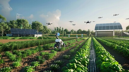 agriculture that uses robots to manage the farm