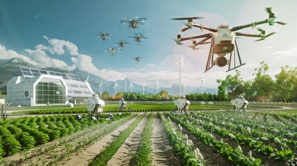 agriculture that uses robots to manage the farm