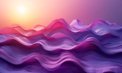 Obraz premium Purple Gradient Background with Soft Lighting