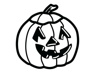 HALLOWEEN PUMPKIN ILLUSTRATION