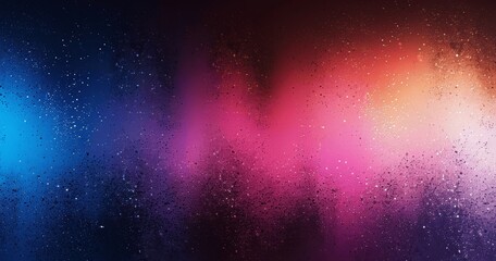 Abstract Grainy Gradient Background with Pink Blue Purple Black Colors