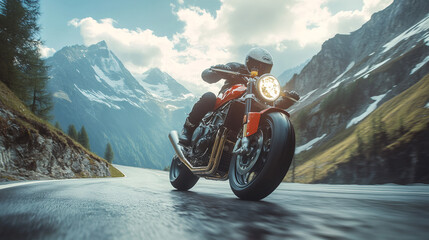 Husqvarna Svartpilen Riders Conquering Majestic Alpine Landscapes