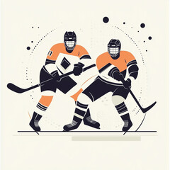 Fototapeta premium slap shot
