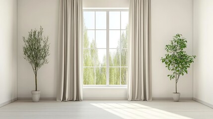 Bright Modern Living Room with Natural Light