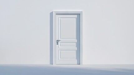 Sleek 3D Render of a Modern Door Design