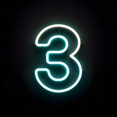 Naklejka premium 검은 배경, 숫자 