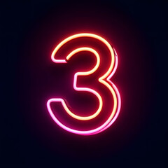 Naklejka premium 검은 배경, 숫자 