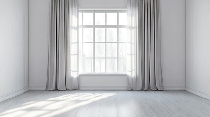 Artistic View of a Minimalist Living Room Interior