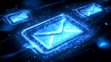 Digital Telecom Invoice Communication Concept