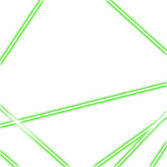 Neon Green Glowing Lines Overlay